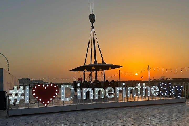 Dinner in the Sky Dubai: 50m Suspended Gourmet Experience with Marina, Palm & Burj Views photo 4