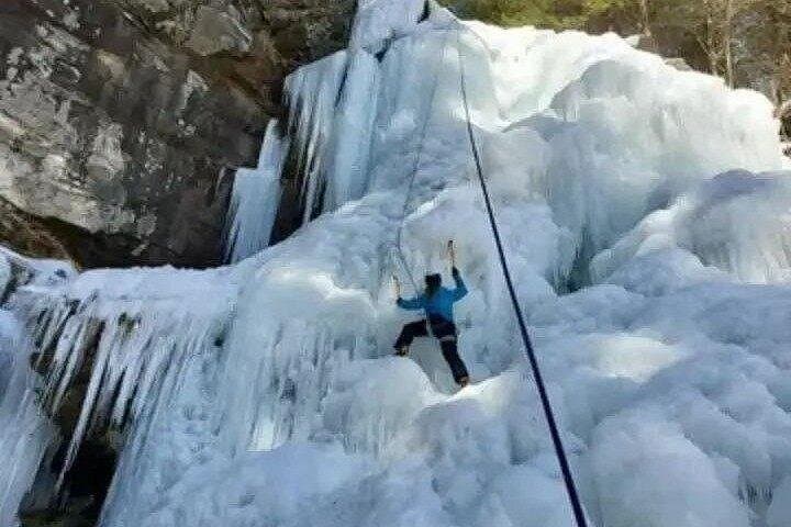 Ice Climbing in Bear Creek, PA — Guided Frozen Waterfall Climbs in the Poconos photo 2