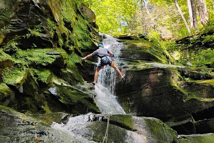 Waterfall Rappelling in Delaware Water Gap: Guided Poconos Descent photo 4