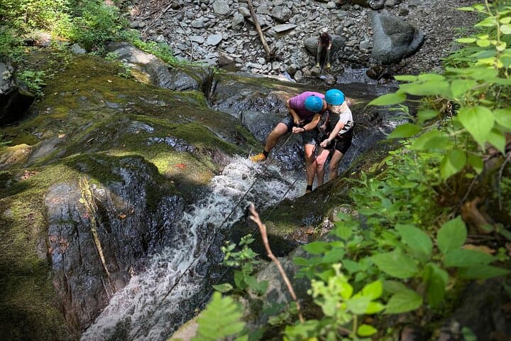 Waterfall Rappelling in Bear Creek PA — Pocono Mountains Descent photo 3