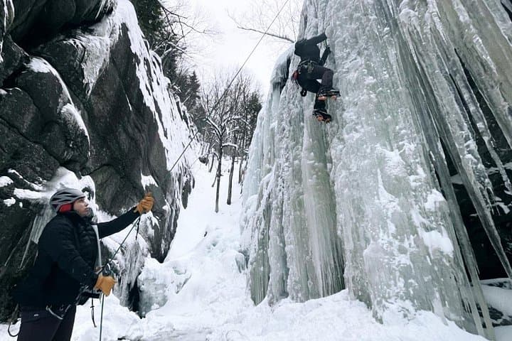 Ice Climbing in Bear Creek, PA — Guided Frozen Waterfall Climbs in the Poconos photo 3