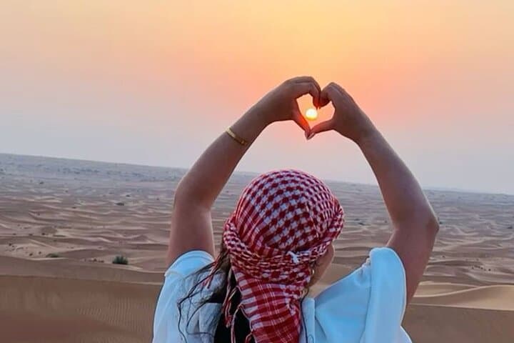 Morning Lahbab Desert Safari: Sandboarding, Dune Bashing & Camel Ride photo 3