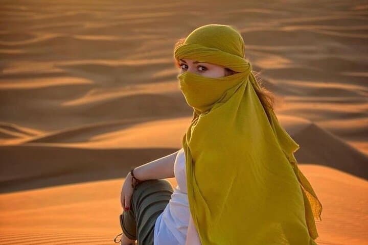 Morning Lahbab Desert Safari: Sandboarding, Dune Bashing & Camel Ride photo 5