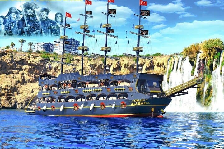 Antalya Boat Tour from Belek: Full-Day Cruise to Düden Waterfall & Çaltıcak Bay