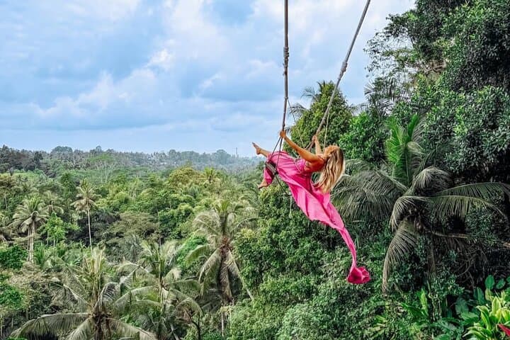 One-Day Ubud: Waterfall Swim, Rice Terraces, Temple Purification & Jungle Swing photo 2