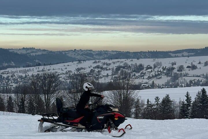 Zakopane Snowmobile Tour from Krakow: 1-Hour Ride & Mountain BBQ photo 4