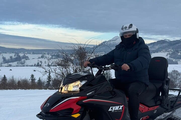 Zakopane Snowmobile Tour from Krakow: 1-Hour Ride & Mountain BBQ photo 5