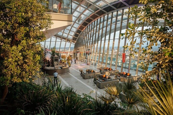 Sky Garden London: 2-Course Dinner at The Larch + Rooftop Garden Access