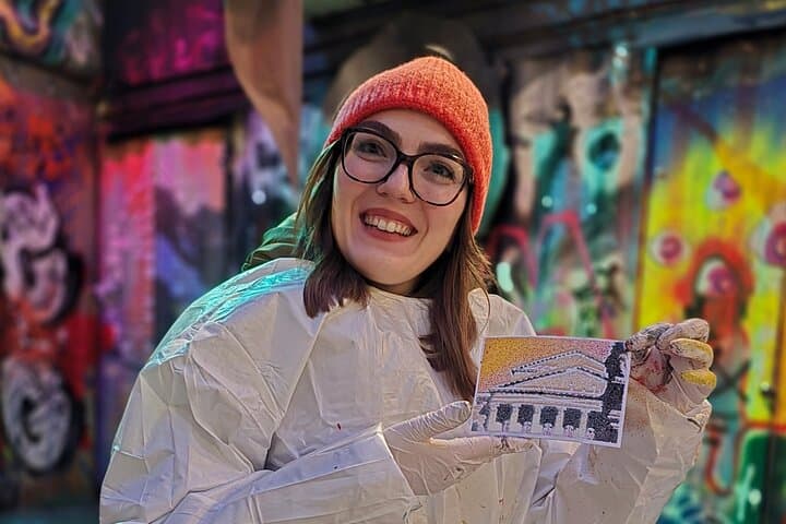 Color Rush Munich: Old Town Night Walk & Spray-Paint Postcard Workshop photo 4