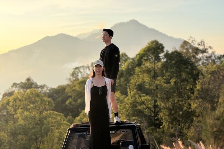 Mount Batur Jeep Sunrise Adventure: Sunrise Views & Black Lava Fields