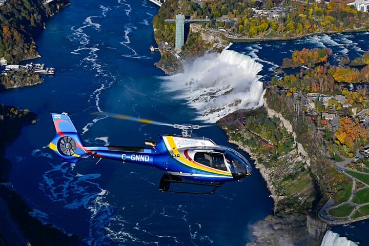 Ultimate Niagara Falls Experience: Helicopter Ride, Boat Cruise, Journey Behind the Falls & Skylon Tower Lunch photo 2