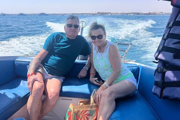 Hurghada Private Speedboat to Orange Bay: Snorkel, Beach & Water Sports photo 3