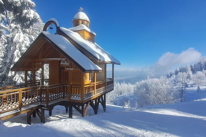 Sofia to Vitosha Snowshoe Hike: Half-Day Winter Escape with Mountain Hut Lunch