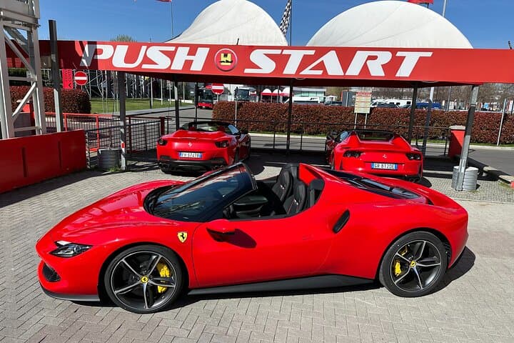 Drive a Ferrari Roma Spider in Maranello — Pushstart Driving Emotions