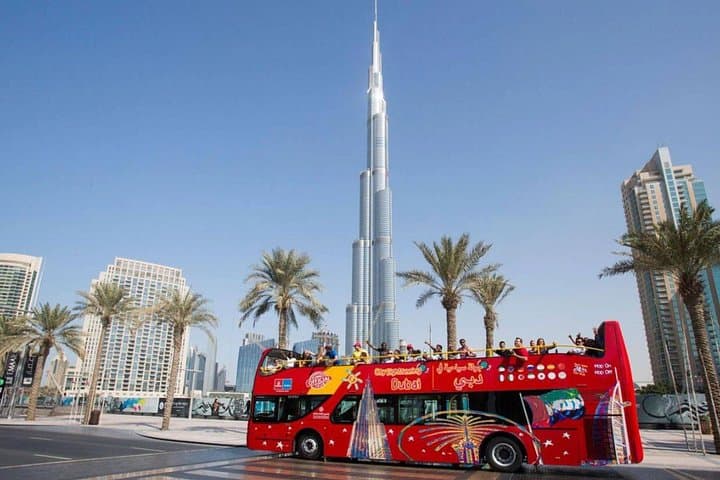 Dubai Red Bus 24-Hour Hop-On Hop-Off with Madame Tussauds Entry photo 1