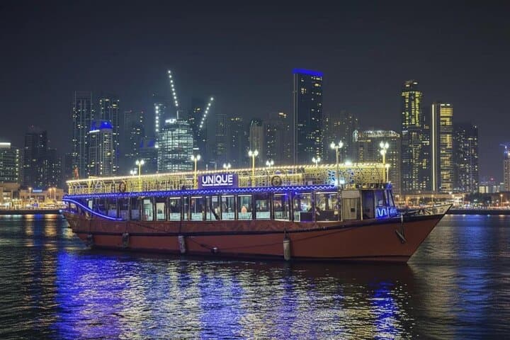 Dubai Marina Dhow Dinner Cruise: Skyline Views, Buffet & Live Entertainment photo 2
