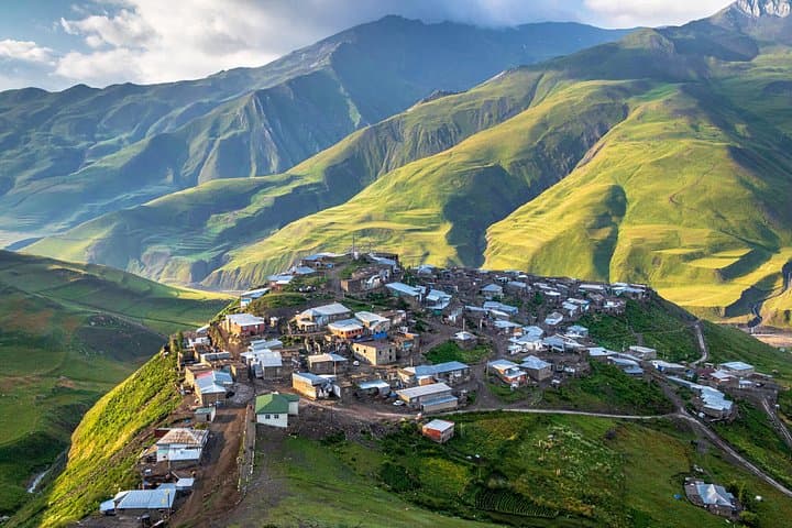 Guba & Khinaliq Day Tour: Candy Cane Mountains, Off‑Road Adventure and Homemade Mountain Lunch photo 1