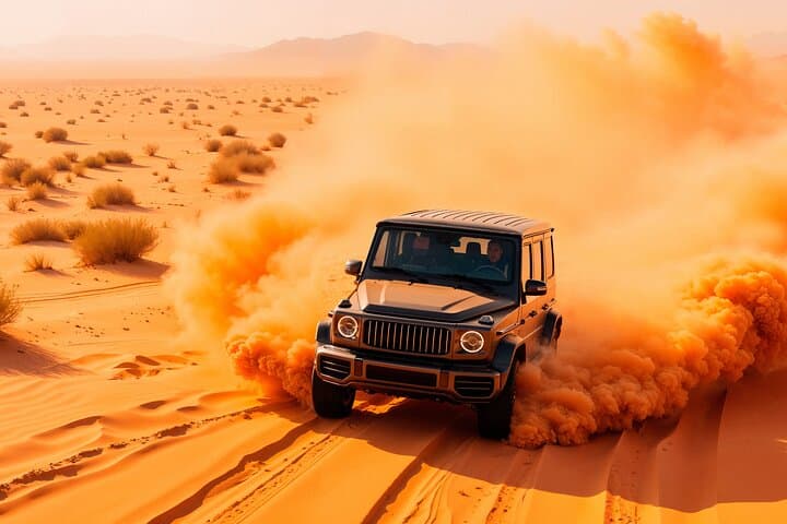 Dubai VIP Red Dune Desert Safari: 4x4 Bashing, Camel Rides & BBQ Under the Stars photo 2