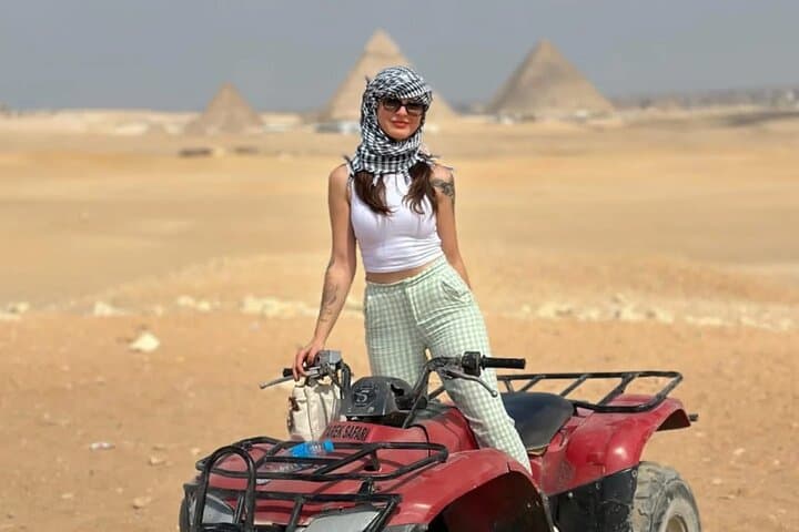 VIP Private Giza Pyramids & Sphinx Tour with Sunrise or Sunset ATV
