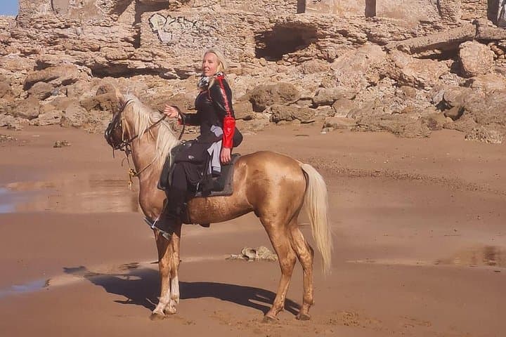 Horseback Riding in Sidi Kouki: Essaouira Coast Beach & Dune Ride photo 2