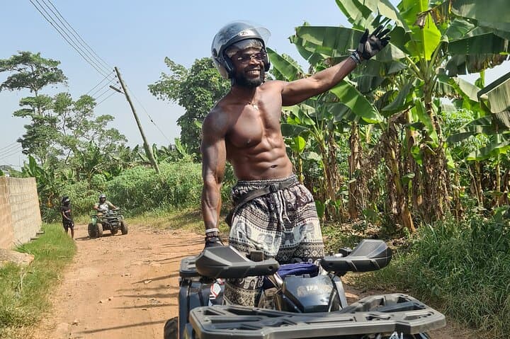 Quad Biking, Waterfall & Aburi Botanical Garden: Full-Day Adventure from Accra