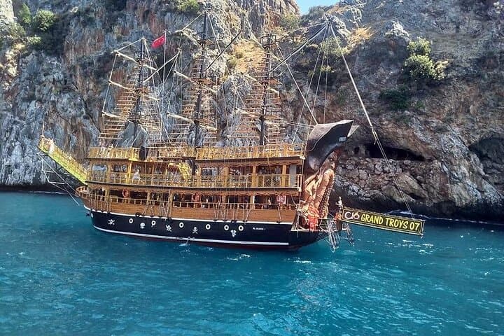 Alanya Pirate Boat Cruise: Full-Day Caves, Swim Stops & Hotel Transfer photo 2