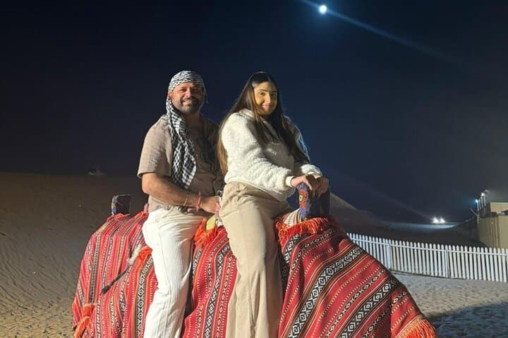 Evening Dubai Desert Safari: Dune Bashing, Camel Rides & BBQ Camp Experience photo 3