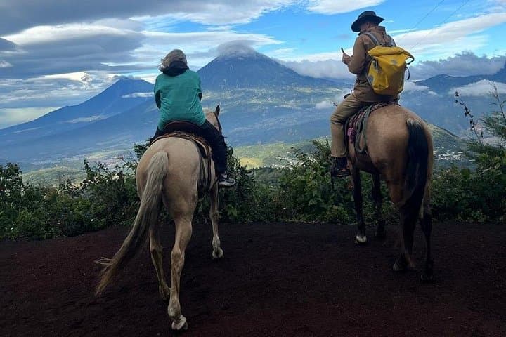 Horseback to Pacaya: Volcano Pizza and Lava-Field Ride from Antigua photo 2