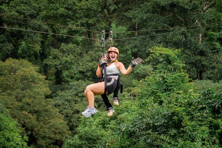 Koh Samui Tree Bridge Zipline: Canopy Tour Over Rainforest & Waterfall Views photo 6