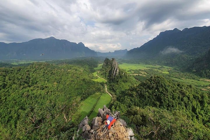 Vientiane to Vang Vieng Day Trip: Blue Lagoons, Nam Xay Viewpoint & Balloon Options photo 2