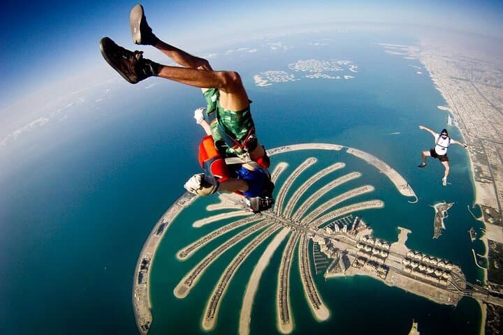 Dubai Skydive: Tandem Jump Over The Palm & Desert with Photos and Video photo 1