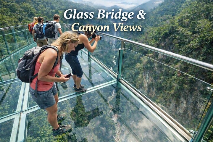 Gulong Gorge Glass Bridge & Canyon Canyon Adventure from Guangzhou photo 2
