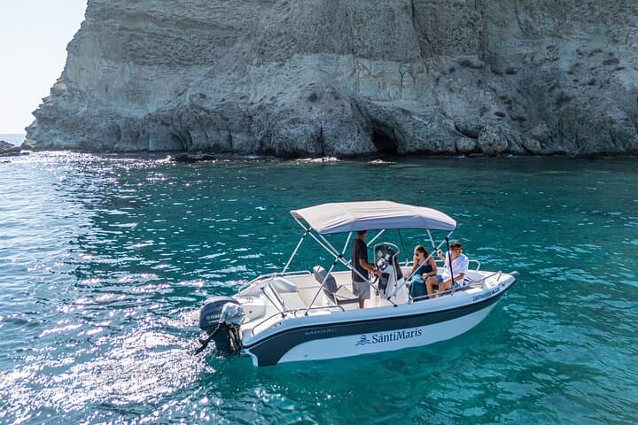 Santorini Power Boat Rental from Vlychada – No License Required photo 3