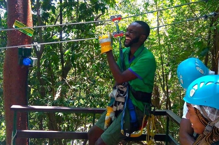 Negril Rainforest Zipline, Horseback Riding and Rick's Cafe Sunset Tour