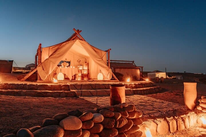 Private Agafay Desert Sunset 4x4 Dinner and Fireshow from Marrakech