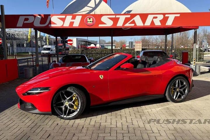 Drive a Ferrari Roma Spider in Maranello — Pushstart Driving Emotions