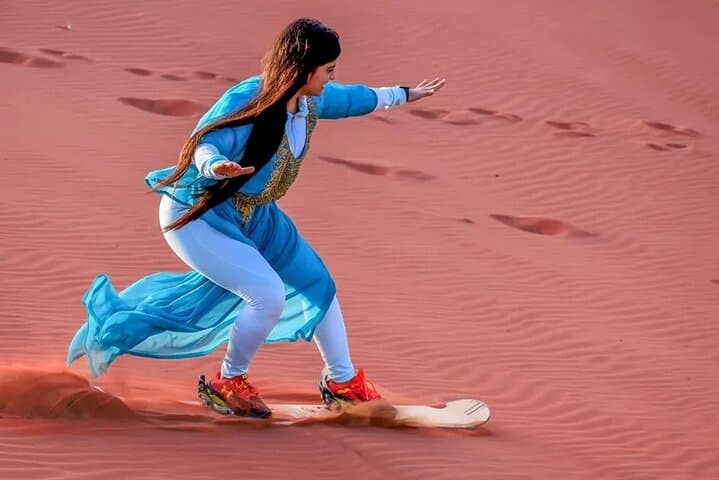 Red Dunes Desert Safari: Dubai Dune Bashing, Camel Ride & BBQ Under the Stars photo 4