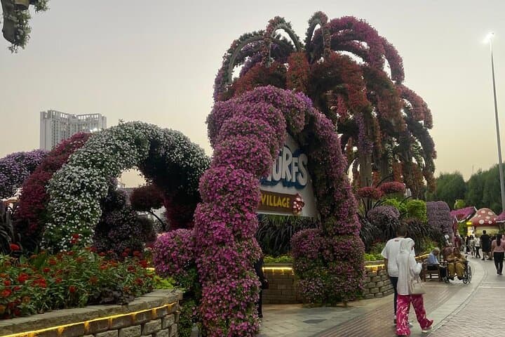 Dubai Evening Combo: Miracle Garden Blooms and Global Village Nights photo 3