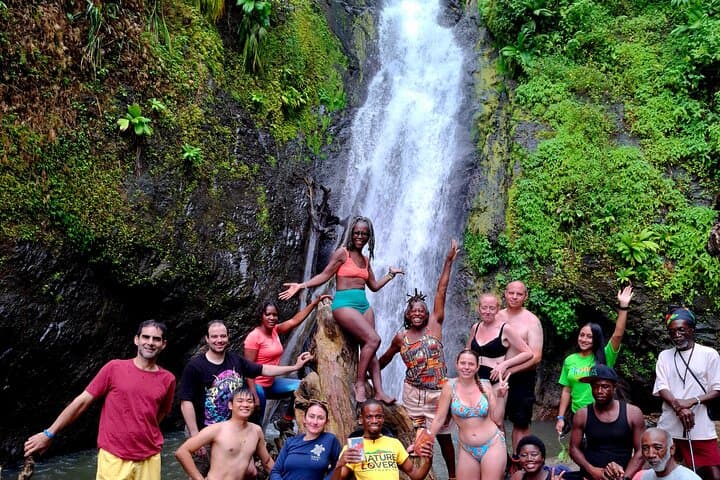 Au Coin and Concord Falls Hike — Grenada Rainforest Waterfall Tour