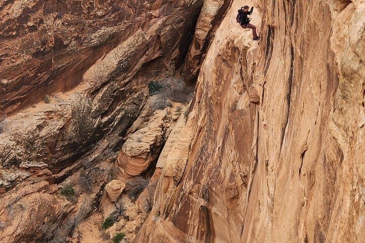 Bow and Arrow Canyon: Short Hike with Four Rappels Near Moab photo 4
