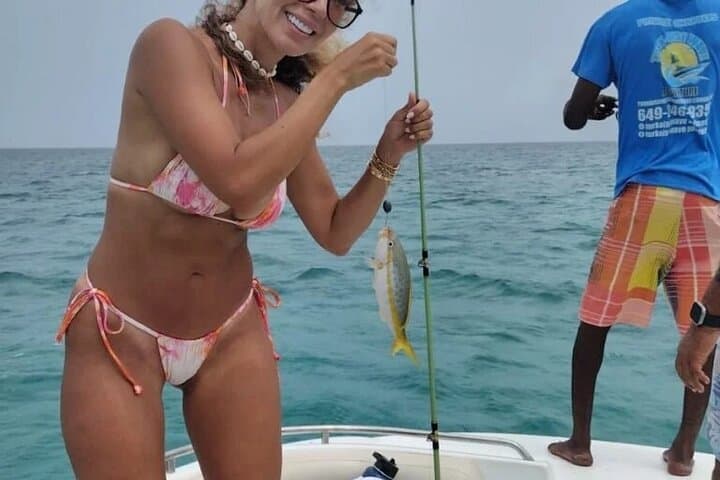 4-Hour Bottom Reef Fishing & Snorkel off Providenciales, Turks and Caicos photo 3