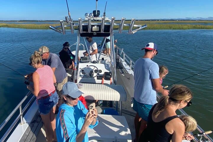 Private Family Boat Charter: Salt Marsh & Capers Island Adventure (Isle of Palms)