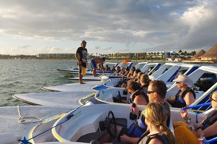 Drive Your Own Speedboat and Snorkel Punta Nizuc — Cancun Lagoon Adventure photo 2