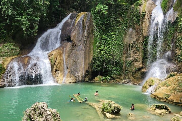 Pahangog Twin Falls Half-Day Adventure in Bohol: Swim the Twin Cascades