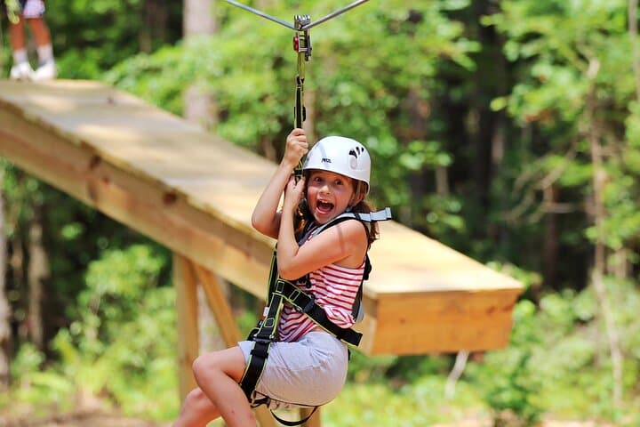 Kids Zip Koala Course & 65' Rock Wall — Charleston Family Adventure photo 3