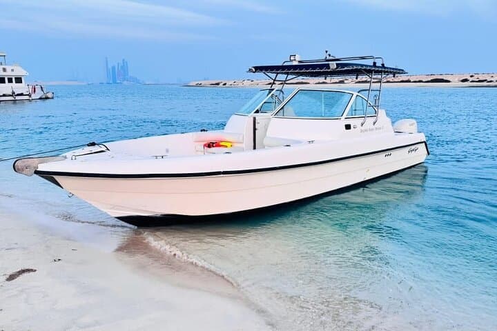 Island Hopping from Al Bateen Marina: Dolphin Islands & Crystal Bay Cruise photo 1