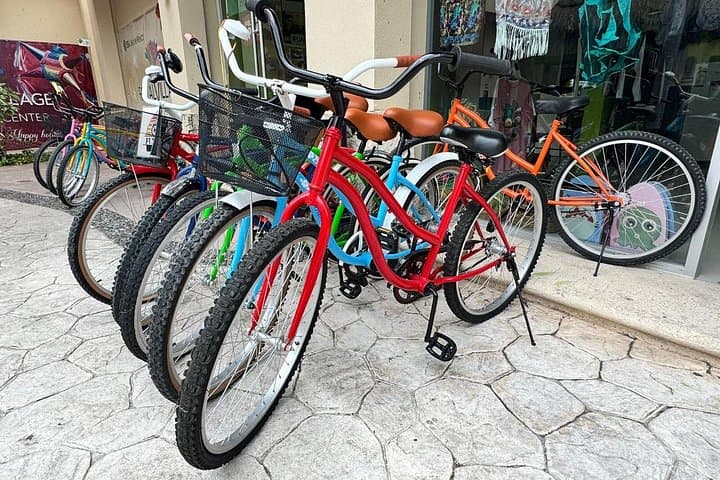 Cozumel Bike Rental & Money Bar Beach Club Pass: Ride, Swim, and Snorkel in 4 Hours photo 1