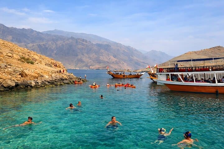 Private Musandam Dhow Cruise from Khasab — Dolphins, Telegraph Island & Snorkeling photo 4