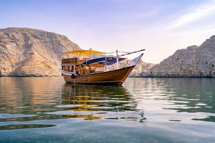 Private Musandam Dhow Cruise from Khasab — Dolphins, Telegraph Island & Snorkeling photo 5