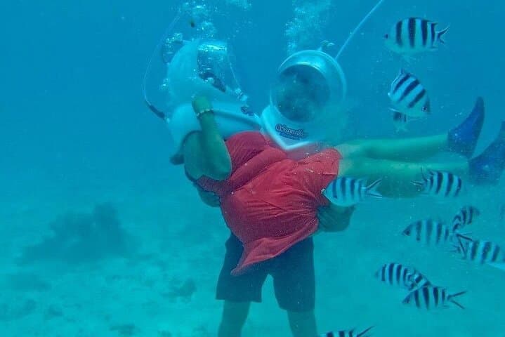 Zanzibar Underwater Sea Walk at Nungwi — Helmet Dive Among Coral and Tropical Fish photo 1